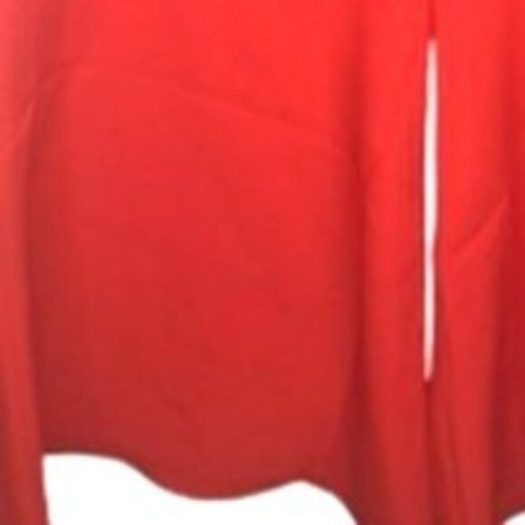 New Romeo Juliet Pants Flare Wide Leg Couture Red High Waist Flowy Crop Palazzo - Picture 4 of 4